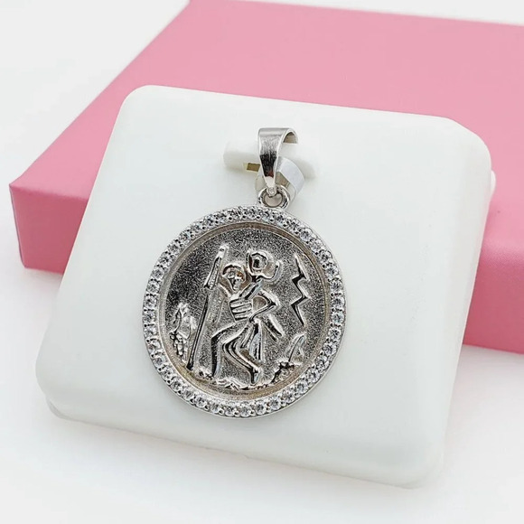 - 925 Sterling Silver Cubic Zirconia Pendant, U19254509 - Picture 5 of 11